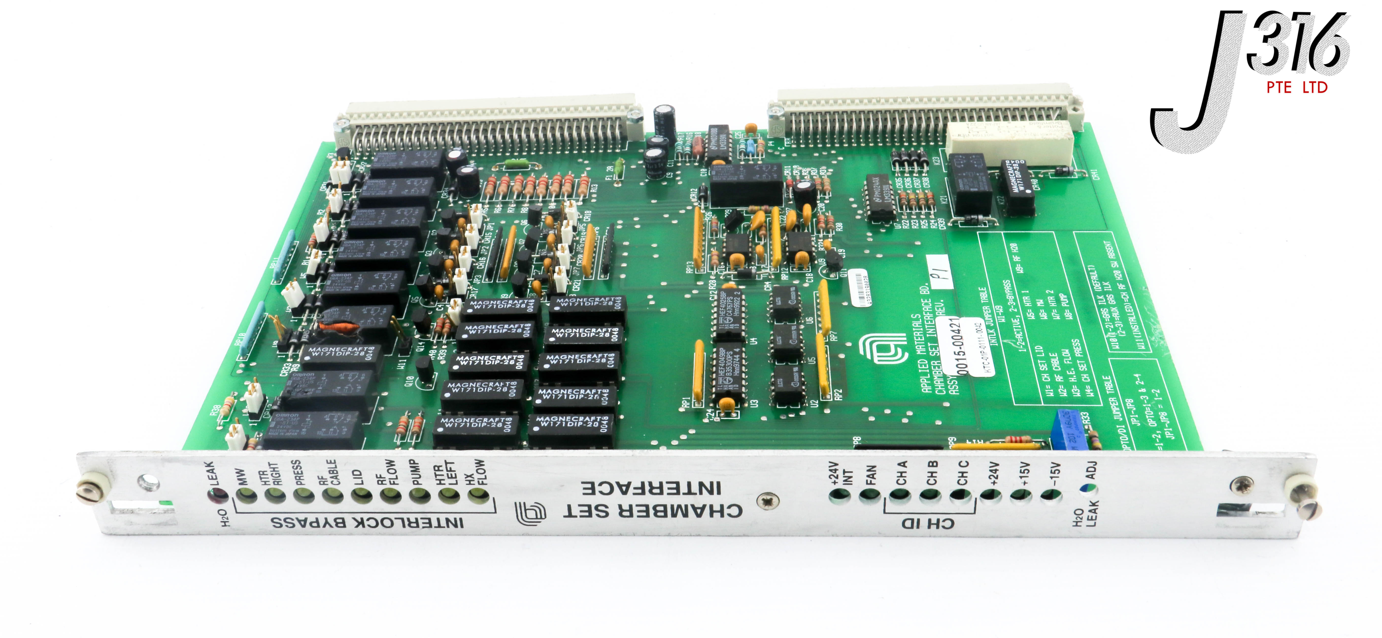 セットで 26359 APPLIED MATERIALS PCB, CHAMBER SET INTERFACE BD (PARTS) 0015